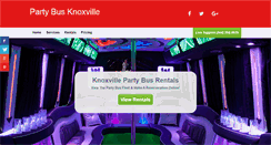 Desktop Screenshot of partybusknoxville.com