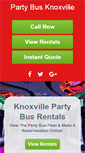 Mobile Screenshot of partybusknoxville.com